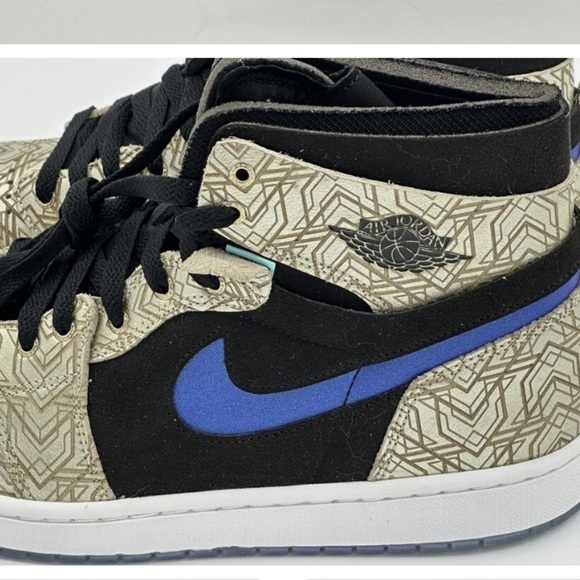 Jordan 1 High Zoom Air CMFT Gold Laser Men’s size 13 - Picture 10 of 13